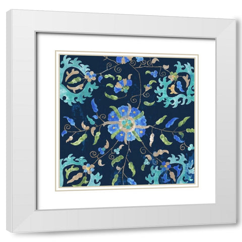 Persian Nights II  White Modern Wood Framed Art Print with Double Matting by Wilson, Aimee