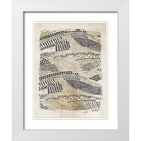Flicker  White Modern Wood Framed Art Print with Double Matting by Wilson, Aimee