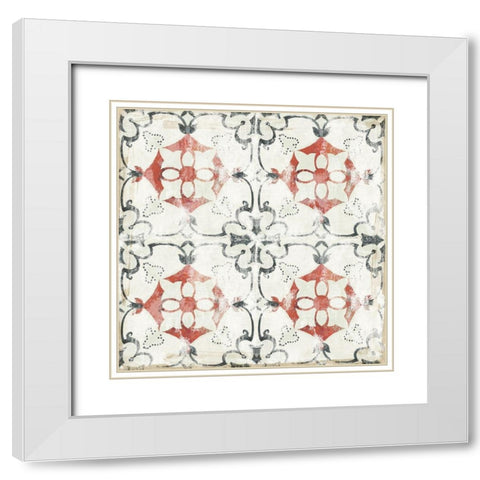 Replica  White Modern Wood Framed Art Print with Double Matting by Wilson, Aimee