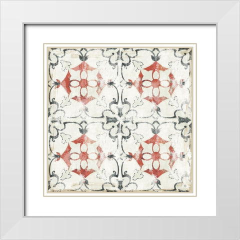 Replica  White Modern Wood Framed Art Print with Double Matting by Wilson, Aimee