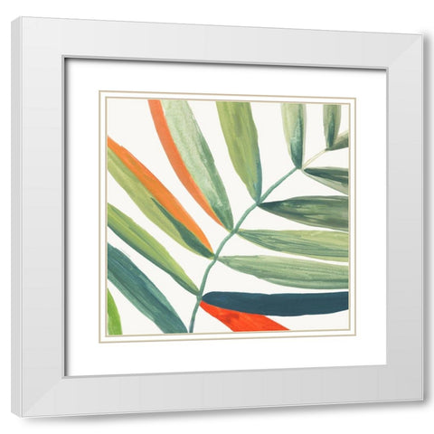 Laurel  White Modern Wood Framed Art Print with Double Matting by Wilson, Aimee