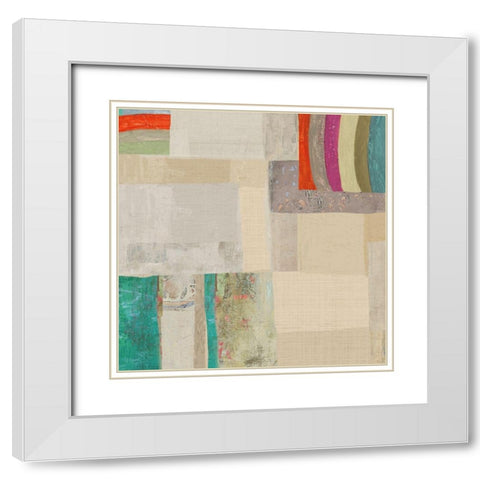 Bright Field I White Modern Wood Framed Art Print with Double Matting by Wilson, Aimee