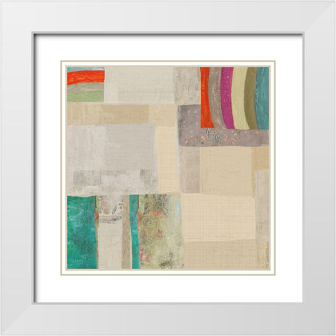 Bright Field I White Modern Wood Framed Art Print with Double Matting by Wilson, Aimee