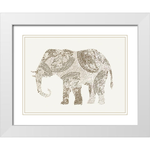 Ancient Trove I White Modern Wood Framed Art Print with Double Matting by Wilson, Aimee