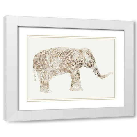 Ancient Trove II White Modern Wood Framed Art Print with Double Matting by Wilson, Aimee