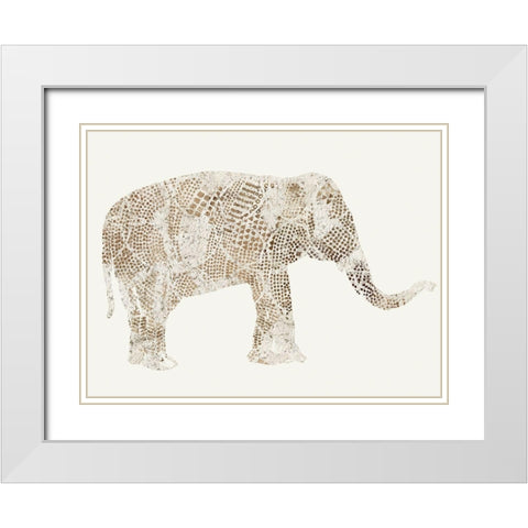 Ancient Trove II White Modern Wood Framed Art Print with Double Matting by Wilson, Aimee