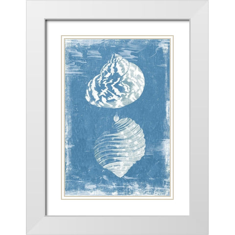 Gifts from the Sea I White Modern Wood Framed Art Print with Double Matting by Wilson, Aimee