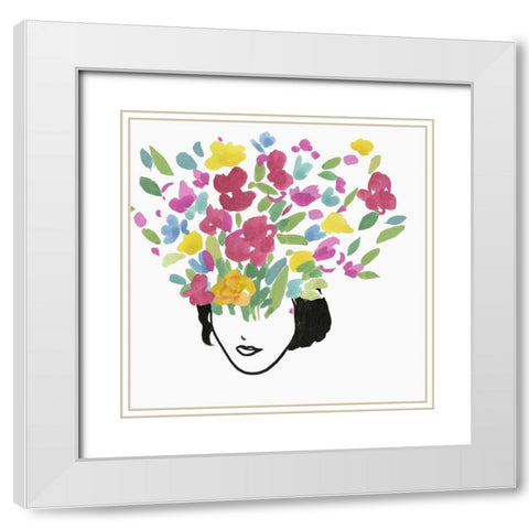 I Wish II White Modern Wood Framed Art Print with Double Matting by Wilson, Aimee