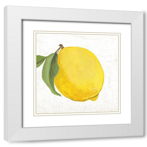 Sweet and Sour White Modern Wood Framed Art Print with Double Matting by Wilson, Aimee