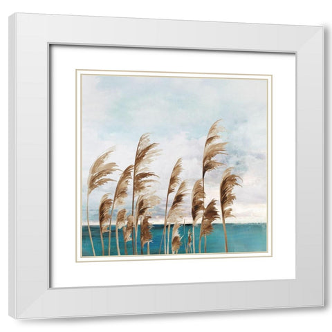 Summer Wind I  White Modern Wood Framed Art Print with Double Matting by Wilson, Aimee