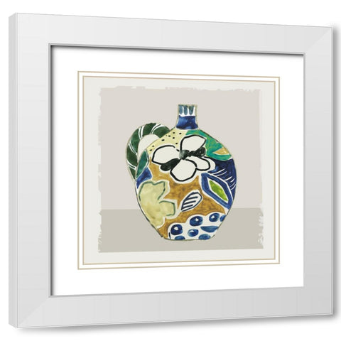 Picasso Vase I  White Modern Wood Framed Art Print with Double Matting by Wilson, Aimee