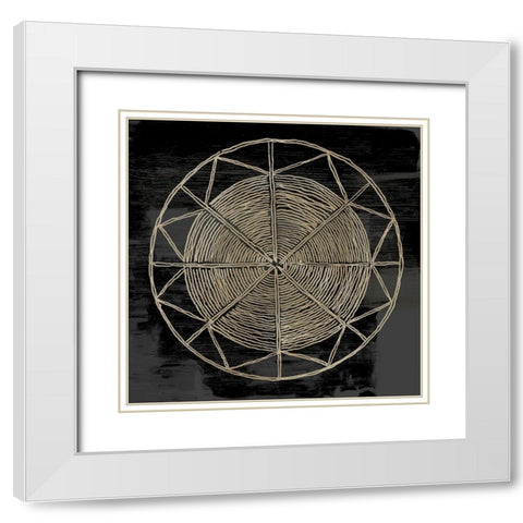 Woven Dreams I  White Modern Wood Framed Art Print with Double Matting by Wilson, Aimee