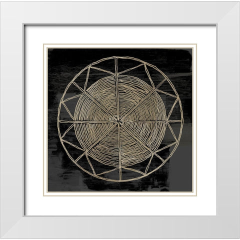 Woven Dreams I  White Modern Wood Framed Art Print with Double Matting by Wilson, Aimee