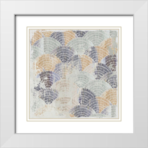 Broken Tile I  White Modern Wood Framed Art Print with Double Matting by Wilson, Aimee