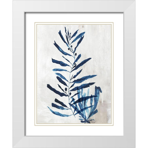 Coral Plant I  White Modern Wood Framed Art Print with Double Matting by Wilson, Aimee