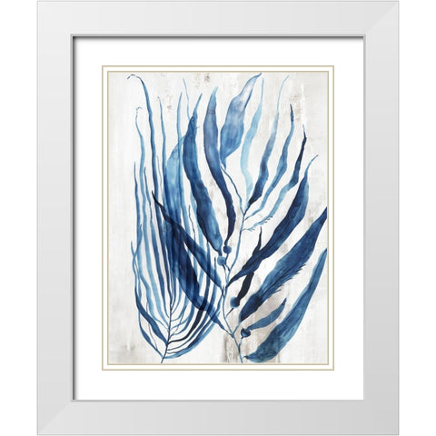Coral Plant II White Modern Wood Framed Art Print with Double Matting by Wilson, Aimee