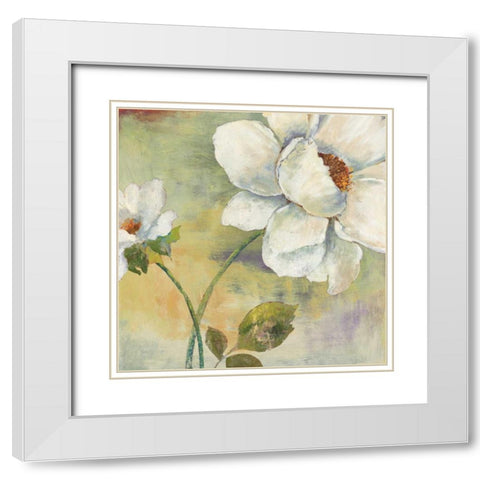 Passionate II  White Modern Wood Framed Art Print with Double Matting by Wilson, Aimee