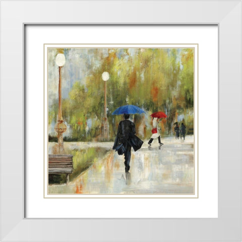 I Will be There I White Modern Wood Framed Art Print with Double Matting by Wilson, Aimee