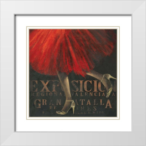 Exposicion White Modern Wood Framed Art Print with Double Matting by Wilson, Aimee