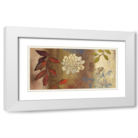 Natura I White Modern Wood Framed Art Print with Double Matting by Wilson, Aimee
