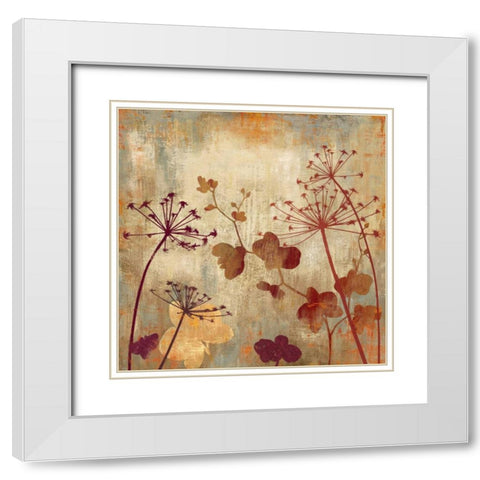 Wild Field I White Modern Wood Framed Art Print with Double Matting by Wilson, Aimee