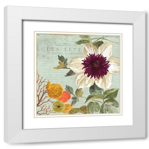 Shabby Chic - Mini White Modern Wood Framed Art Print with Double Matting by Wilson, Aimee