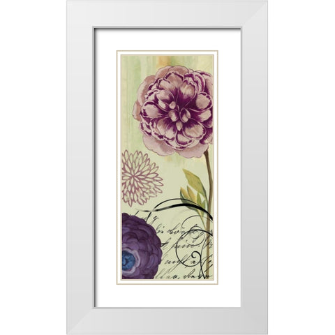 Lovely I - Mini White Modern Wood Framed Art Print with Double Matting by Wilson, Aimee