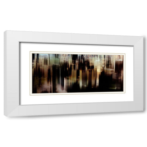Elevator II White Modern Wood Framed Art Print with Double Matting by Cooke, William