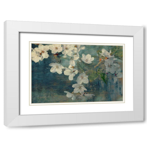 Sweet Spring II White Modern Wood Framed Art Print with Double Matting by Cooke, William