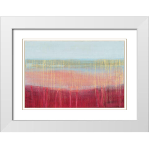 Sweet Canopy I White Modern Wood Framed Art Print with Double Matting by Wilde, Susan