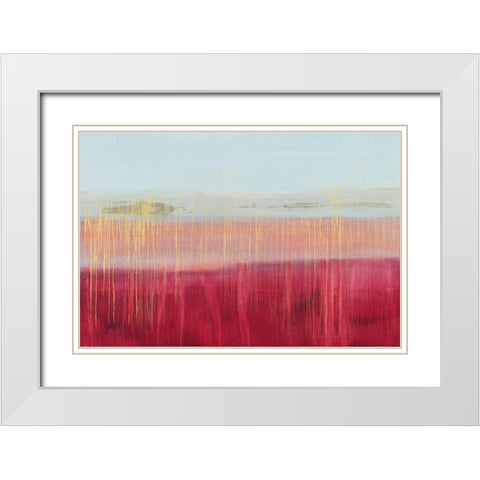 Sweet Canopy II White Modern Wood Framed Art Print with Double Matting by Wilde, Susan