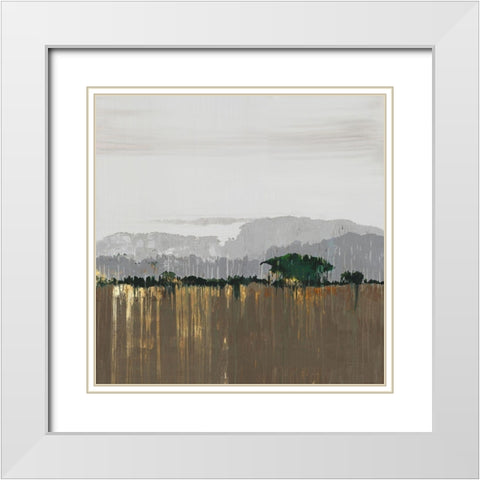Tropical Climate White Modern Wood Framed Art Print with Double Matting by Wilde, Susan
