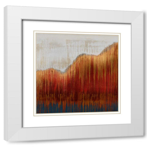 Red Mountain Pass I White Modern Wood Framed Art Print with Double Matting by Wilde, Susan