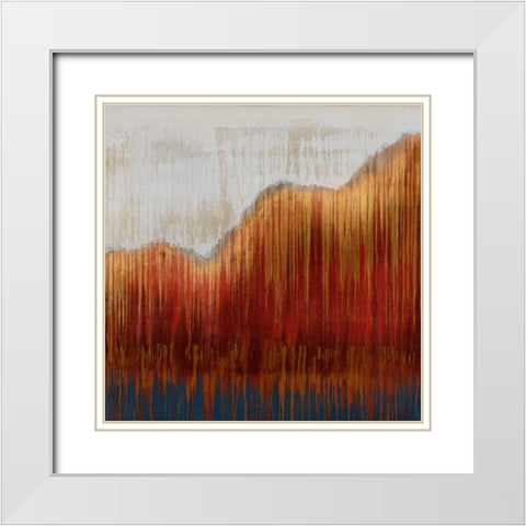 Red Mountain Pass I White Modern Wood Framed Art Print with Double Matting by Wilde, Susan
