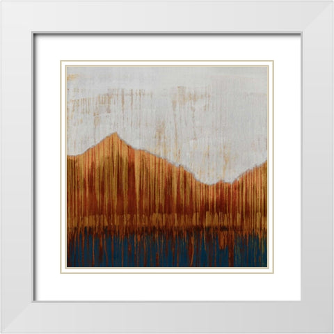 Red Mountain Pass II White Modern Wood Framed Art Print with Double Matting by Wilde, Susan