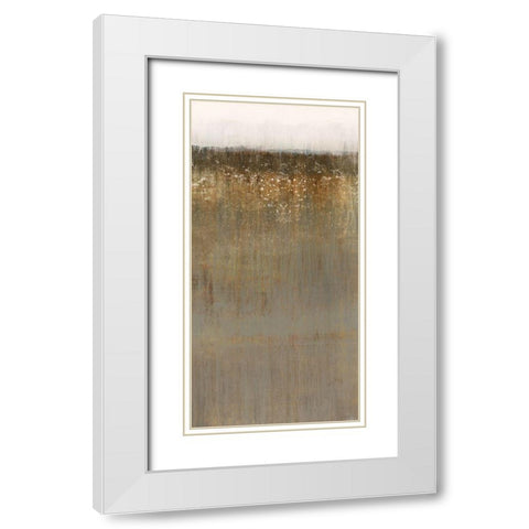 Distant Ridge I  White Modern Wood Framed Art Print with Double Matting by Wilde, Susan