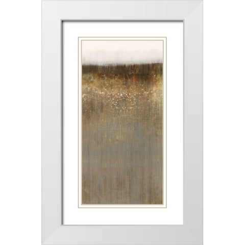 Distant Ridge II  White Modern Wood Framed Art Print with Double Matting by Wilde, Susan