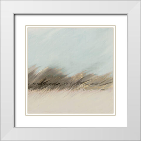 Meadow Grass  White Modern Wood Framed Art Print with Double Matting by Wilde, Susan