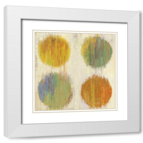 Spa II White Modern Wood Framed Art Print with Double Matting by Wilson, Aimee
