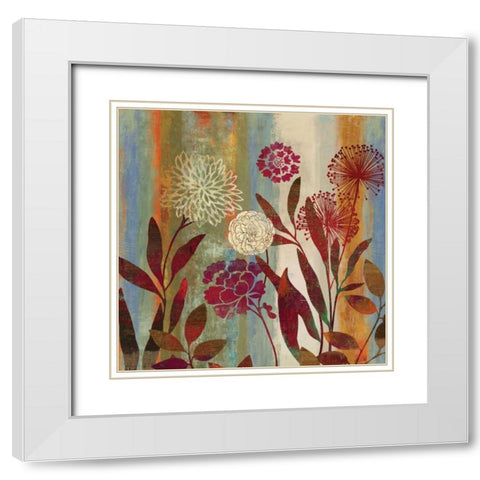 Beginnings II White Modern Wood Framed Art Print with Double Matting by Wilson, Aimee