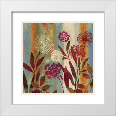 Beginnings II White Modern Wood Framed Art Print with Double Matting by Wilson, Aimee