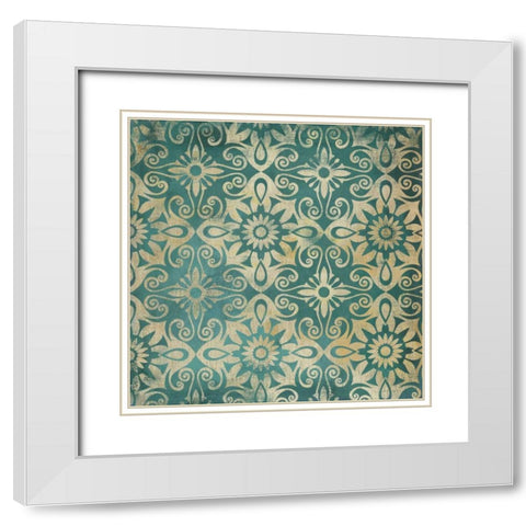 Noble II - Mini White Modern Wood Framed Art Print with Double Matting by Wilson, Aimee