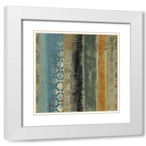 Tribal Moderne I White Modern Wood Framed Art Print with Double Matting by Wilson, Aimee