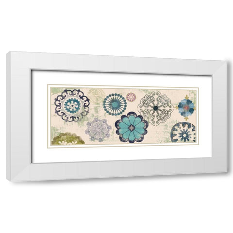 Mystical II White Modern Wood Framed Art Print with Double Matting by Wilson, Aimee