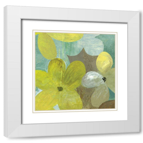 Acquiesce I - Mini White Modern Wood Framed Art Print with Double Matting by Wilson, Aimee