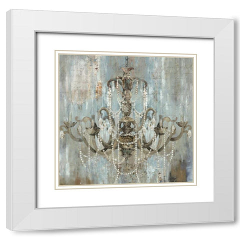 Timeless White Modern Wood Framed Art Print with Double Matting by Wilson, Aimee