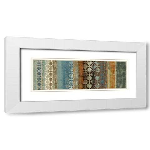 Totemic II White Modern Wood Framed Art Print with Double Matting by Wilson, Aimee