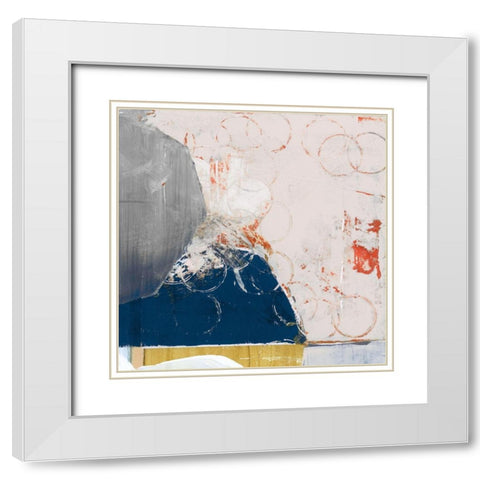 Beautiful Mess II White Modern Wood Framed Art Print with Double Matting by Cartissi
