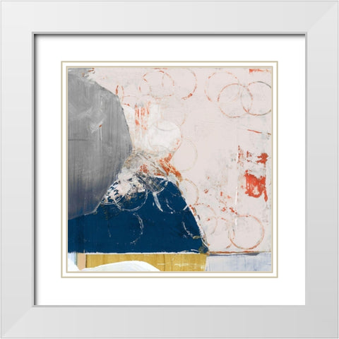 Beautiful Mess II White Modern Wood Framed Art Print with Double Matting by Cartissi