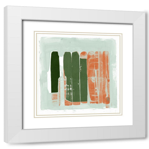 Not Twisted I White Modern Wood Framed Art Print with Double Matting by Cartissi